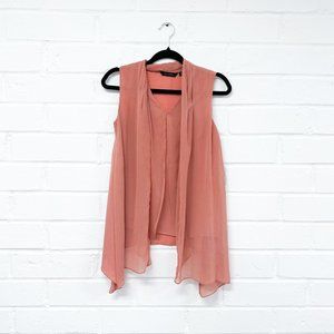 H by Halston Blush Tank Blouse Fairycore
